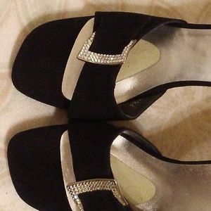 Stuart Weitzman Pumps w/Rhinestone Buckle Size 9.5